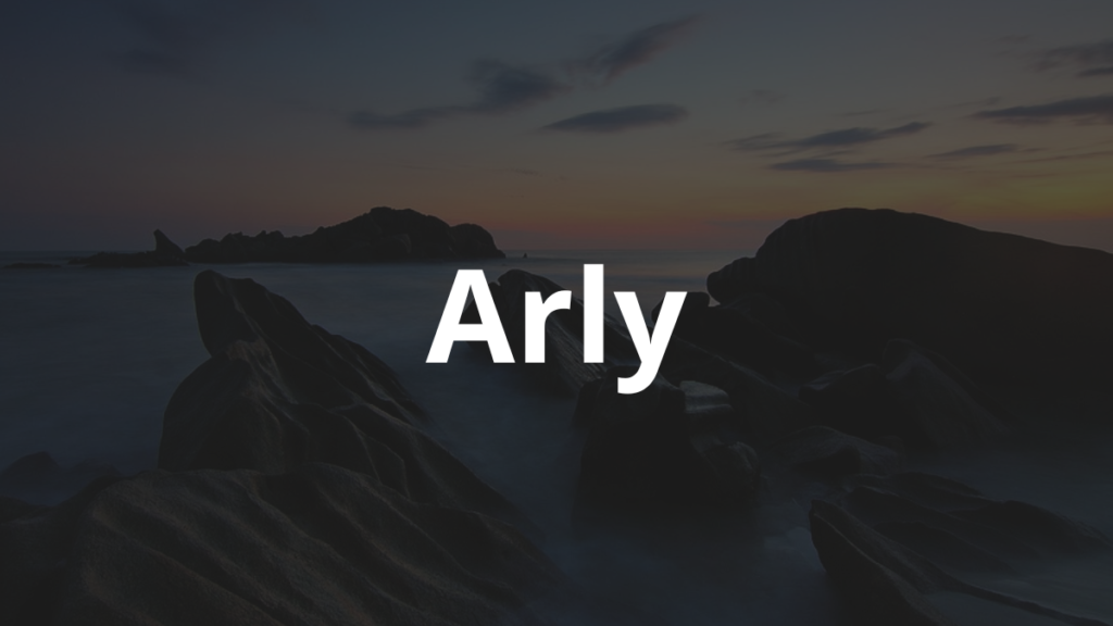 Significado do Nome Arly