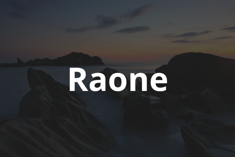 Significado do nome Raone: História e origem! 12 Significado do Nome Raone