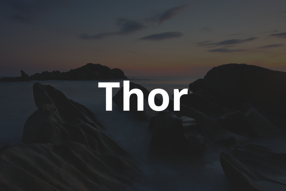 Significado do nome Thor: História e origem! 7 Significado do Nome Thor