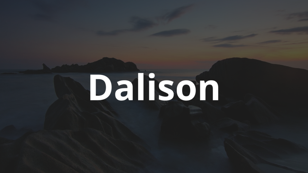 Significado do nome Dalison