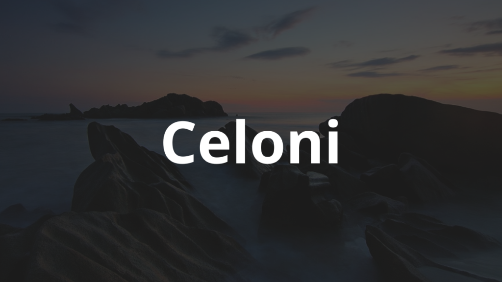 Significado do Nome Celoni