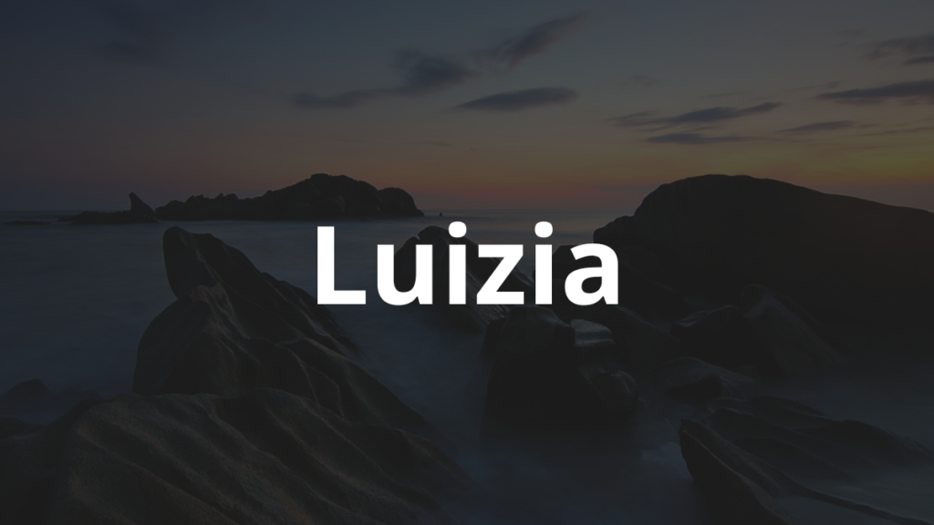 Significado do nome Luizia: História e origem! 1 Significado do Nome Luizia