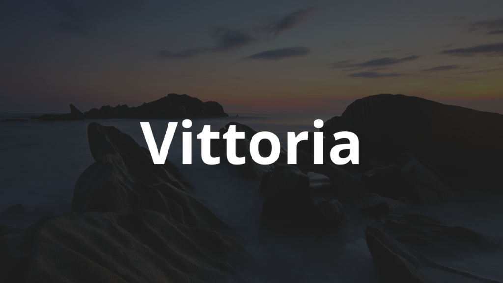 Significado do Nome Vittoria