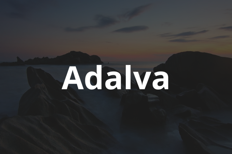 Significado do nome Adalva