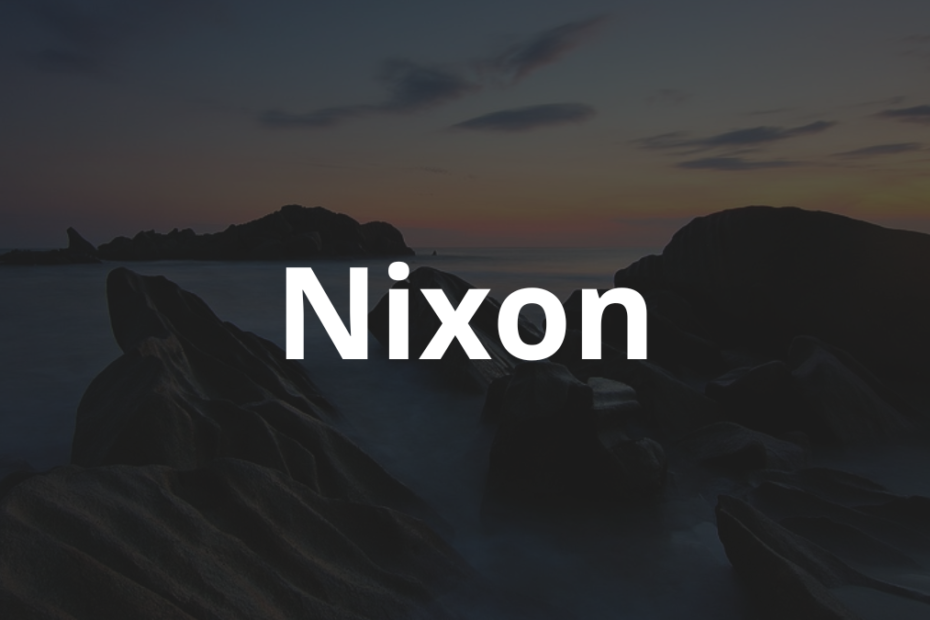 Significado do nome Nixon