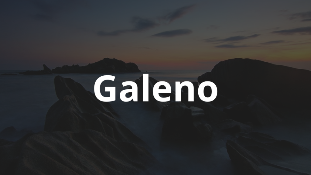 Significado do nome Galeno