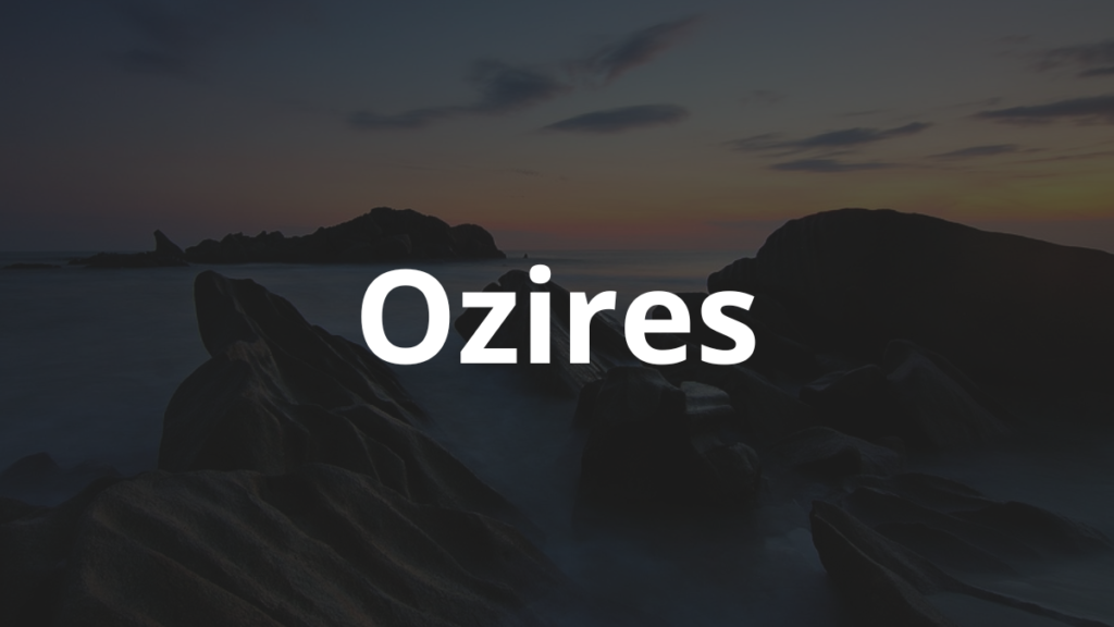 Significado do nome Ozires