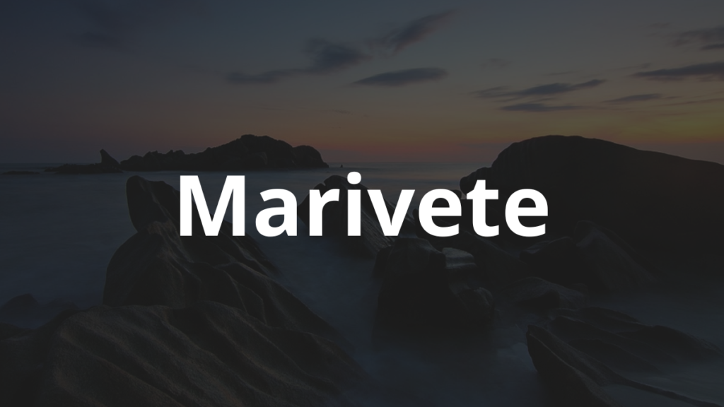 Significado do Nome Marivete