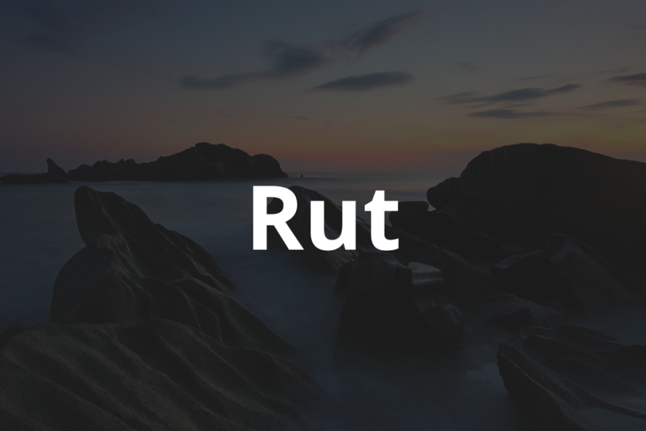 Significado do nome Rut