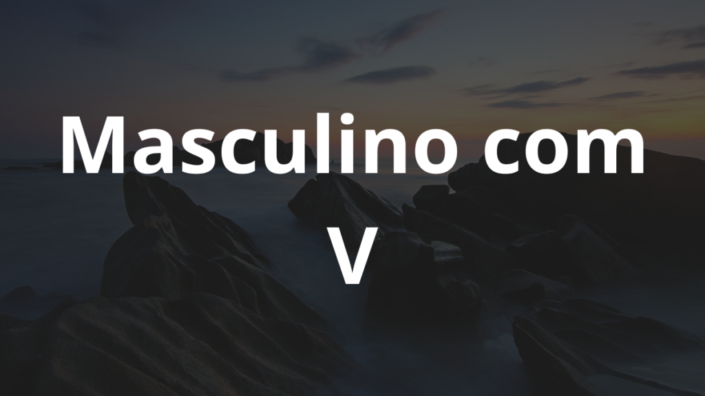 Nomes masculinos com V