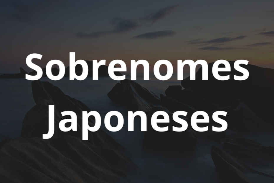 sobrenomes japoneses femininos
