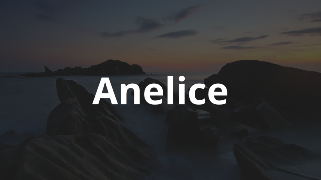 Significado do nome Anelice