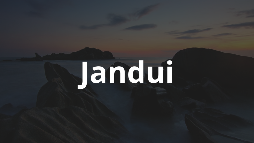 Significado do Nome Jandui