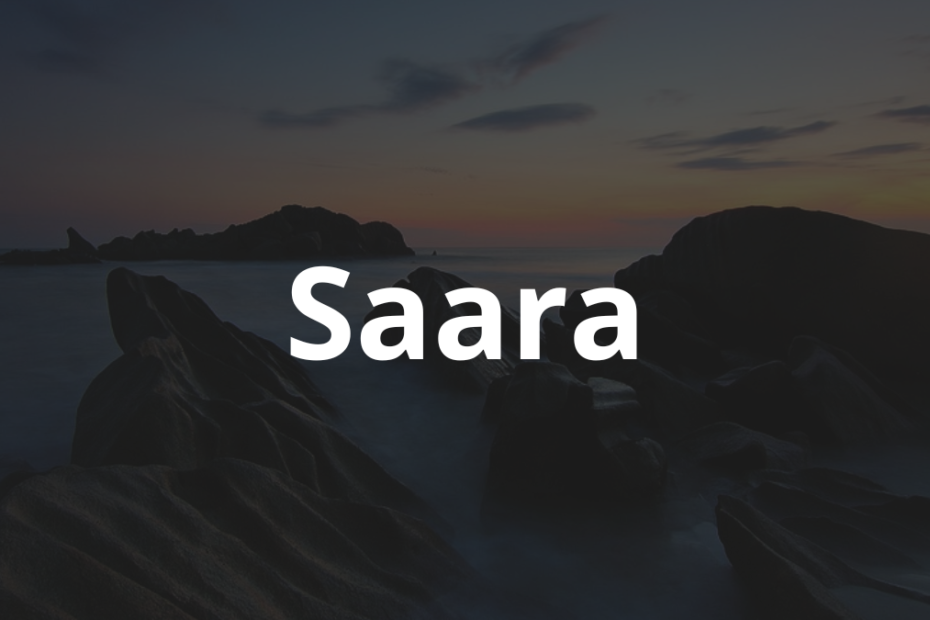 Significado do nome Saara: História e origem! 7 Significado do Nome Saara