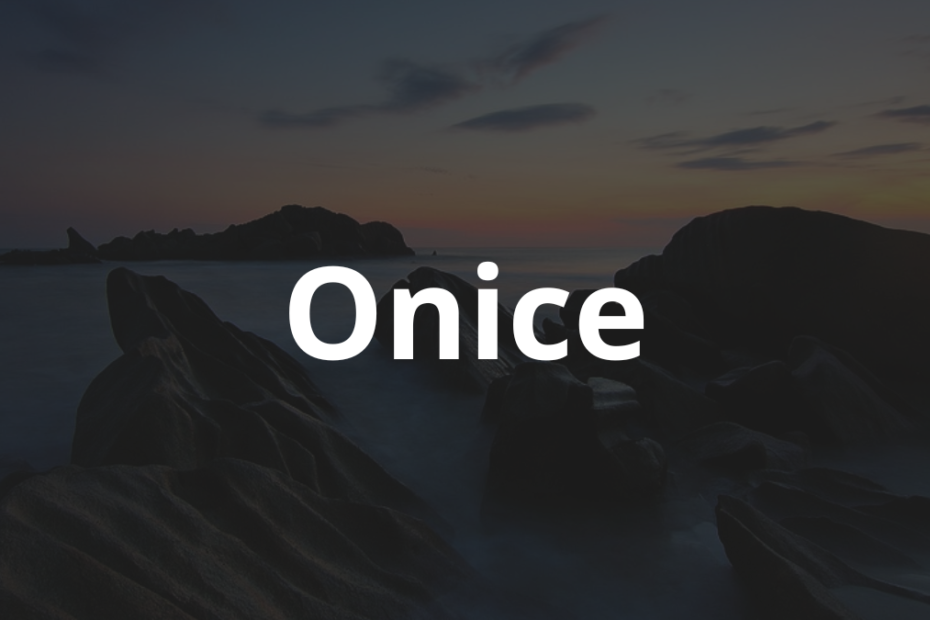 Significado do nome Onice