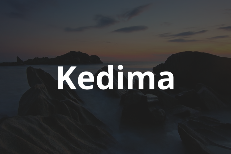 Significado do nome Kedima