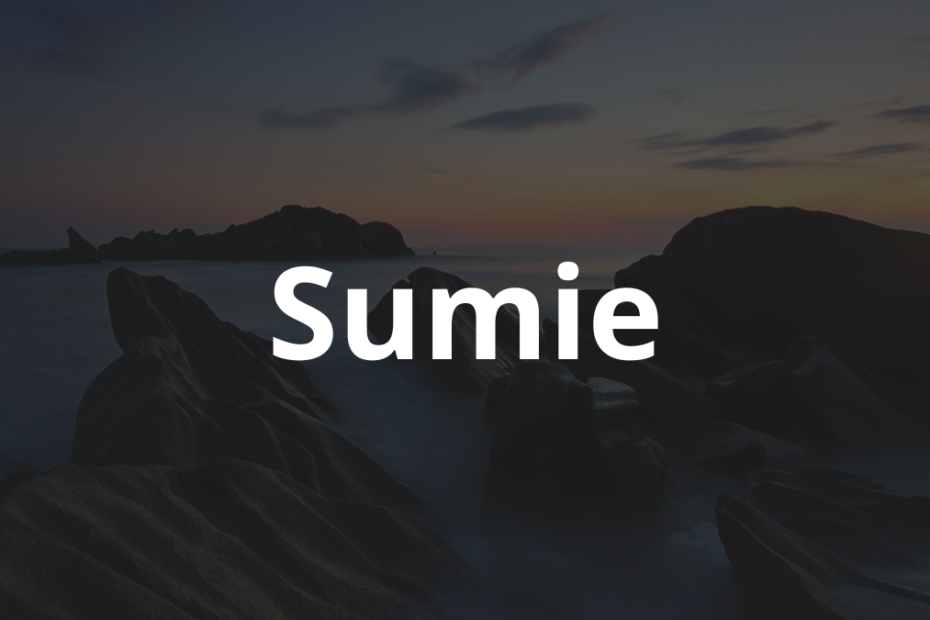 Significado do nome Sumie: História e origem! 2 Significado do nome Sumie