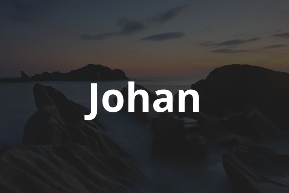 Significado do Nome Johan