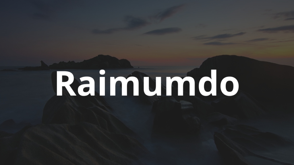 Significado do nome Raimumdo