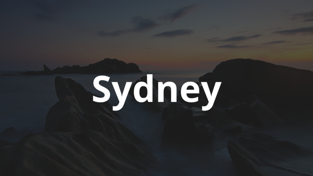 Significado do nome Sydney