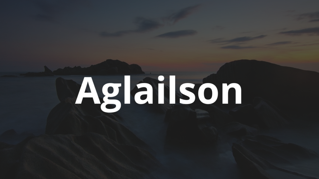 Significado do nome Aglailson