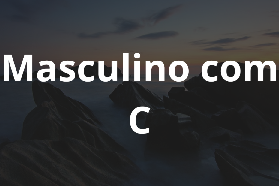 Nomes masculinos com C