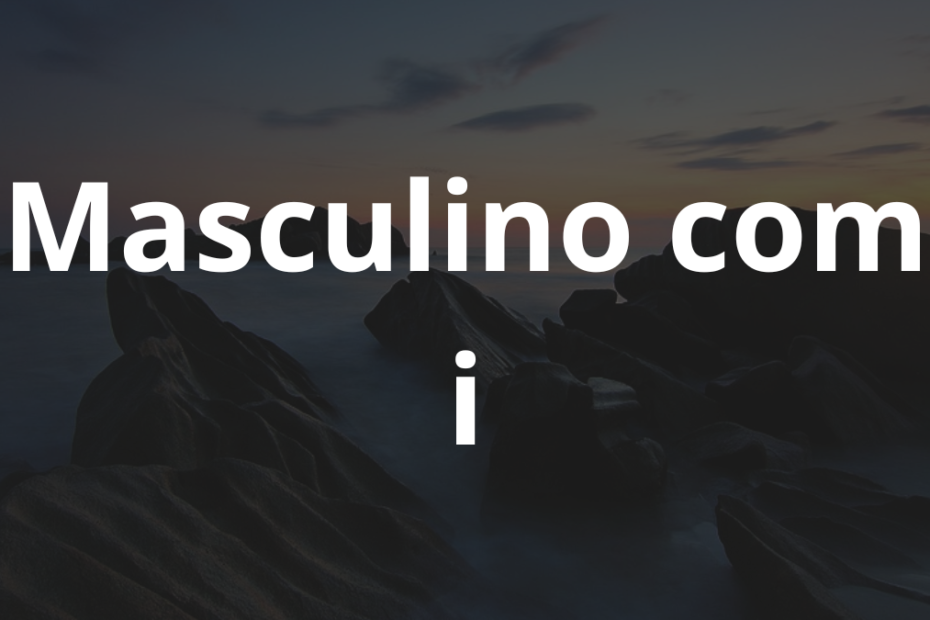 Nomes masculinos com i