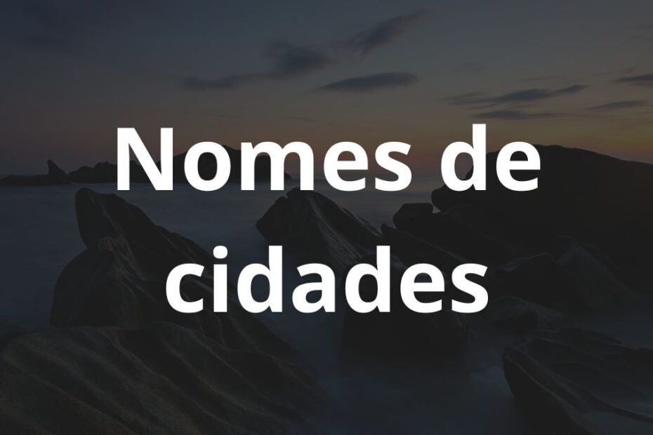 Nomes de cidades