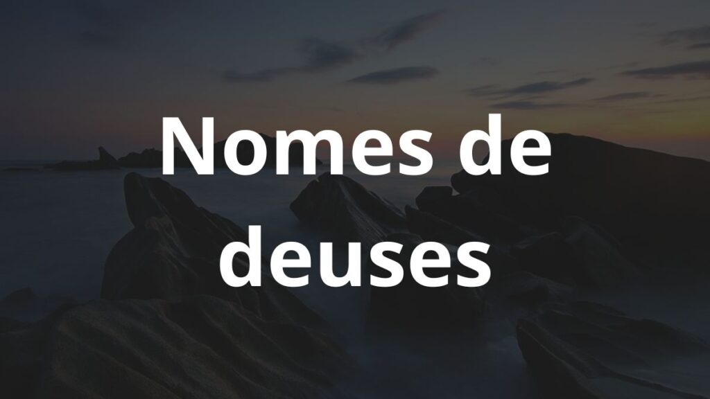 Nomes de deuses