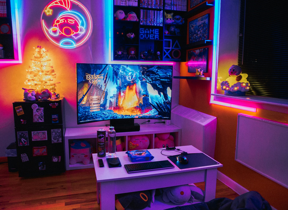 Dicas de decoração de setup gamer! 1 Imagem de um setup gamer!