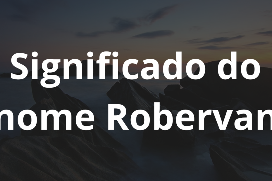 Significado do nome Robervan