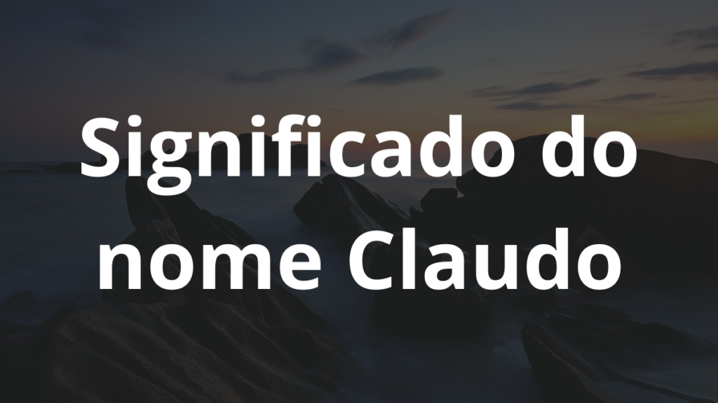 Significado do nome Claudo