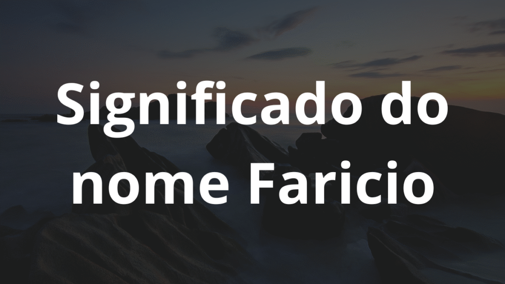 Significado do nome Faricio