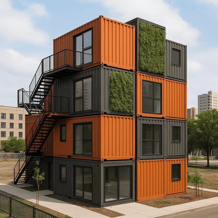 Containers modulares para Projetos Urbanos.