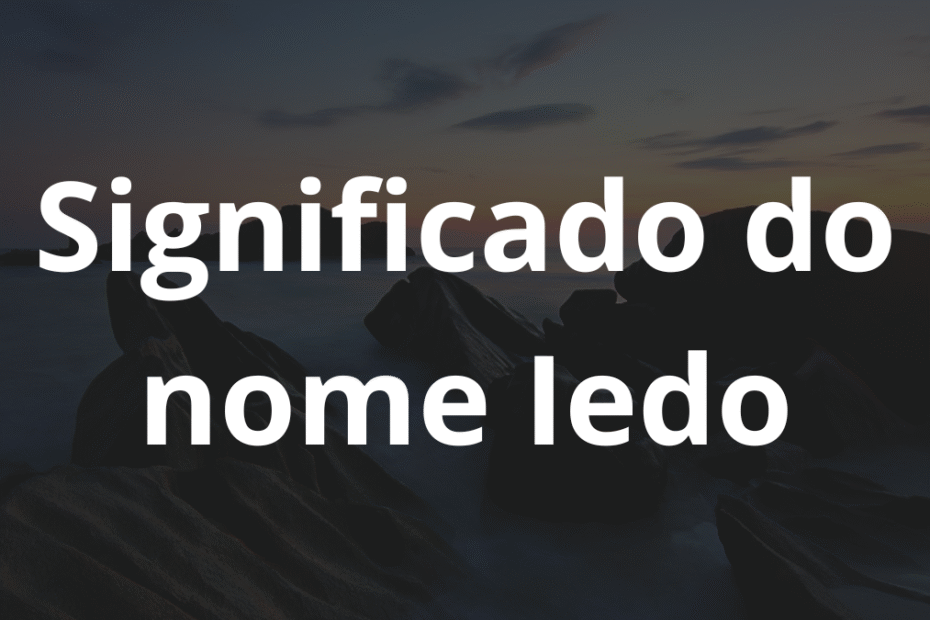 Significado do nome Iedo