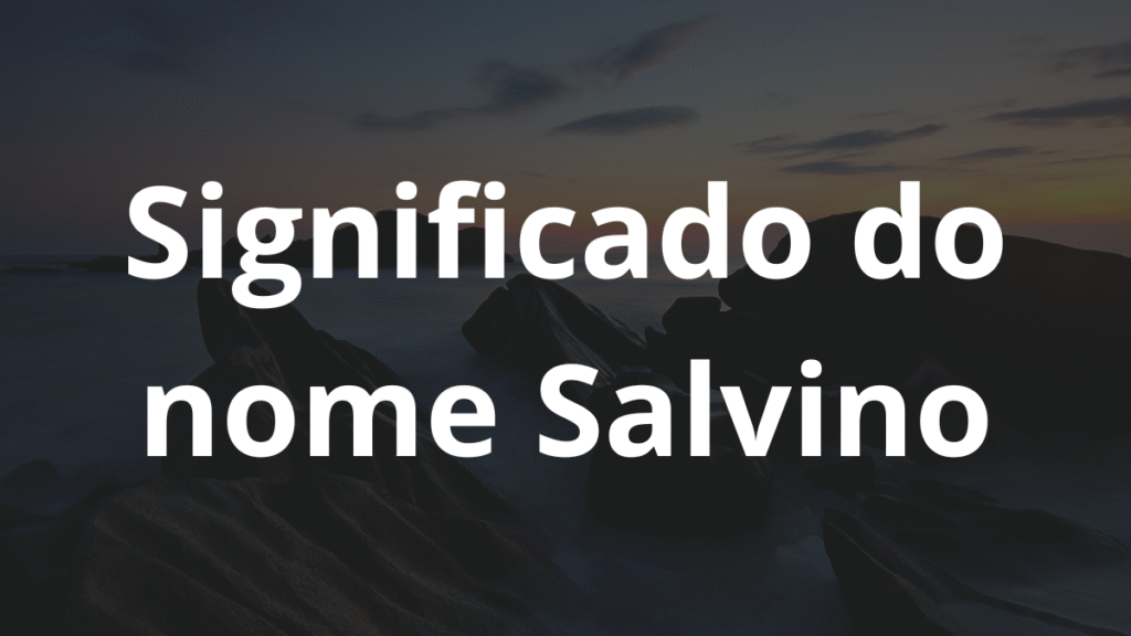 Significado do nome Salvino