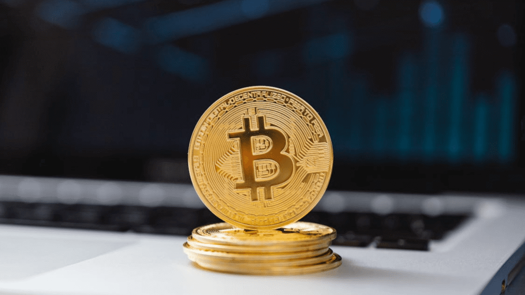 A ascensão de plataformas de jogos de azar não KYC em mercados emergentes 2 Criptomoeda em cima de um notebook.