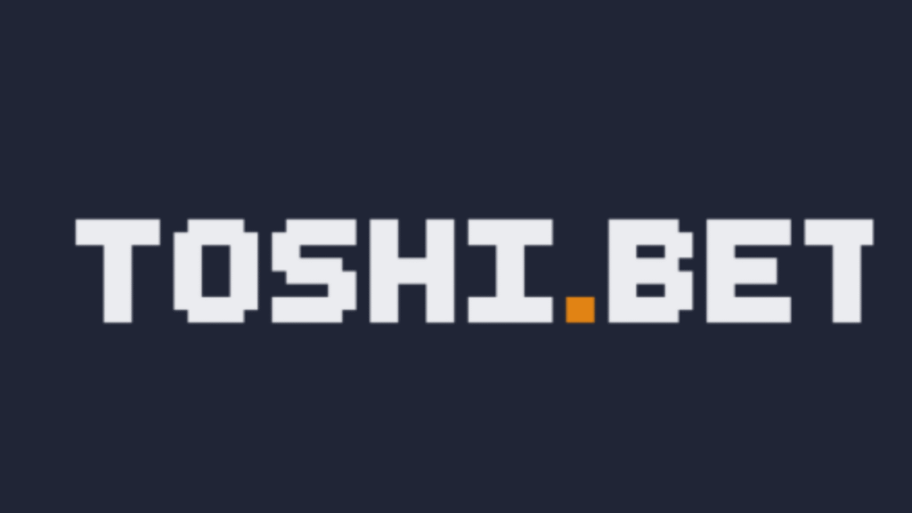 A ascensão de plataformas de jogos de azar não KYC em mercados emergentes 1 Nome de uma empresa de jogos de azar chamada TOSHI.BET em um fundo azul.