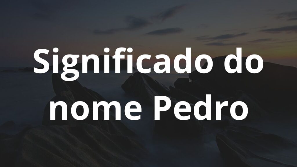 Significado do nome Pedro